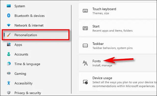 Kako namestiti (in odstraniti) pisave v sistemu Windows 11