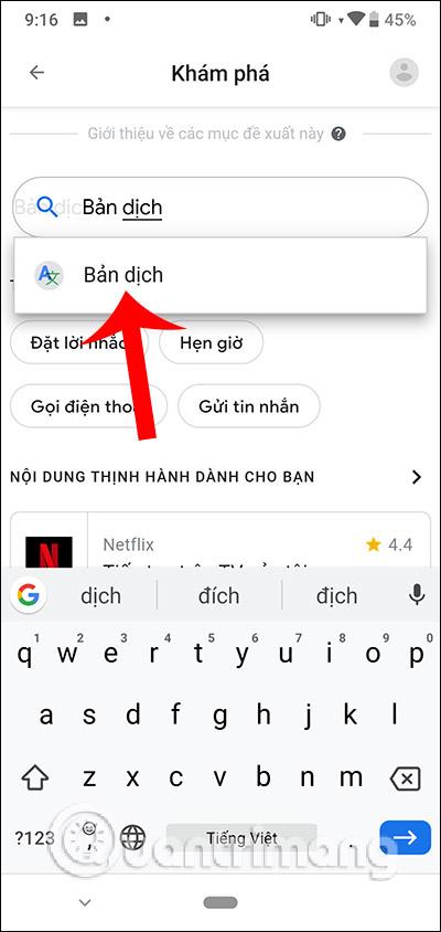 Äänen kääntäminen Google Assistantissa