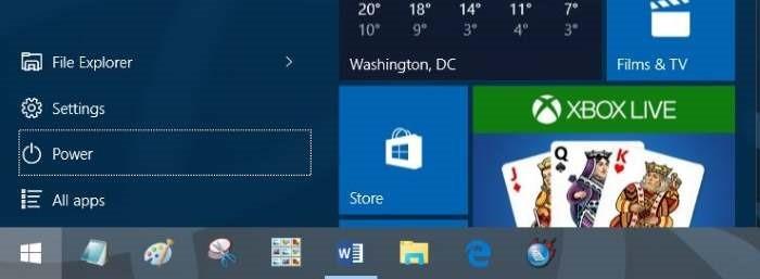 Snarvei for å starte Windows 10 i dvalemodus eller slå den av raskt