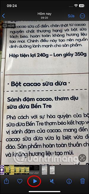Kaip kopijuoti vietnamietišką tekstą nuotraukose „iPhone“.