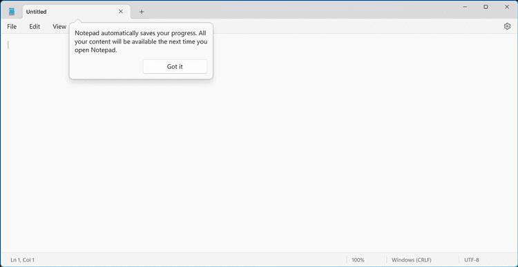 A Notepad munkamenet állapotának automatikus mentésének engedélyezése/letiltása Windows 11 rendszerben