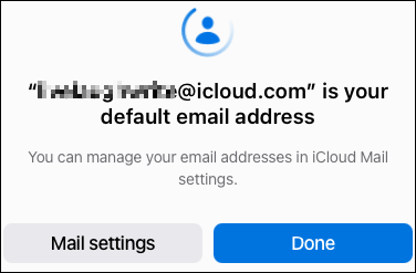 Leiðbeiningar um að setja upp sérsniðið tölvupóstlén á iCloud