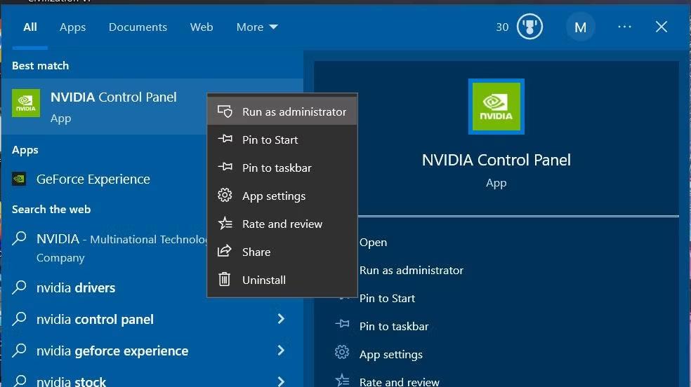 Jak opravit chybu Access Denied ovládacího panelu NVIDIA v systému Windows 11/10