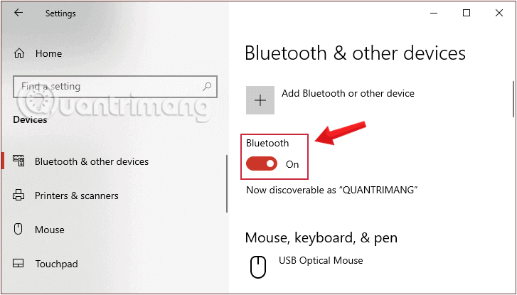 Instruksjoner for hvordan du kobler Bluetooth til Windows 10