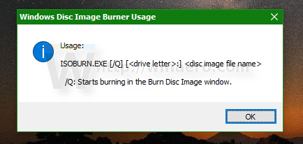 Tips för att bränna ISO-filer från kommandotolken på Windows 10