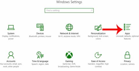 Sådan styrer du applikationsindstillinger på Windows 10 Creators Update