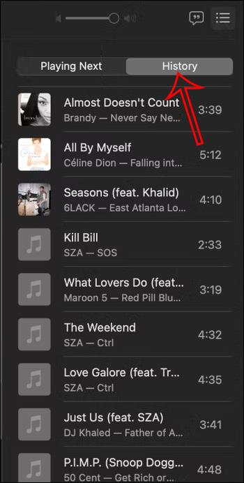 Як переглянути історію прослуховування Apple Music