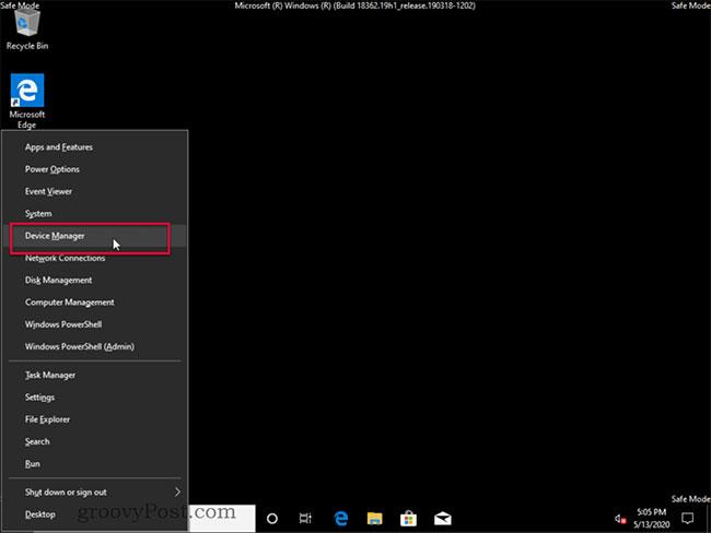 A fekete képernyő hiba kijavítása a megjelenítési beállítások módosítása után a Windows 10 rendszerben