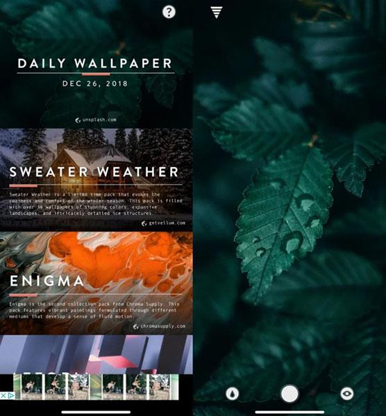 Topapplikationer til at finde smukke wallpapers til iPhone og iPad