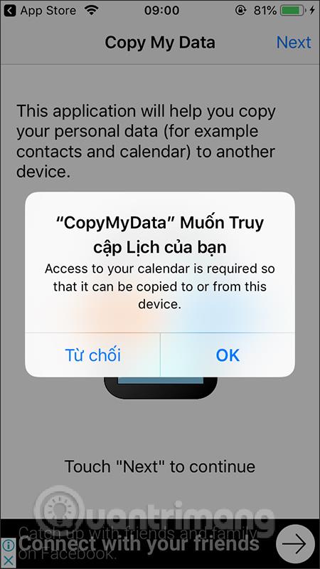 Hur man använder Kopiera mina data för att överföra data mellan iPhone och Android