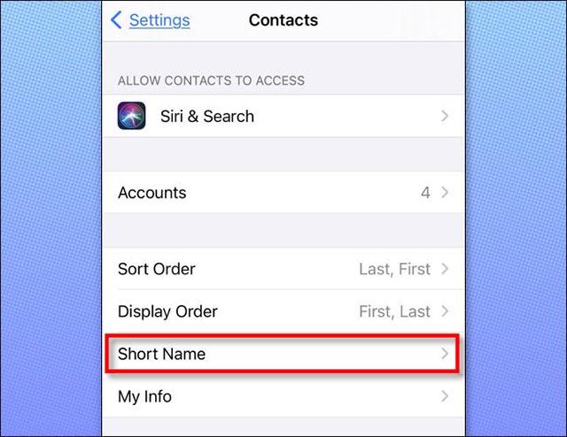 Як змінити порядок імен контактів у контактах iPhone або iPad