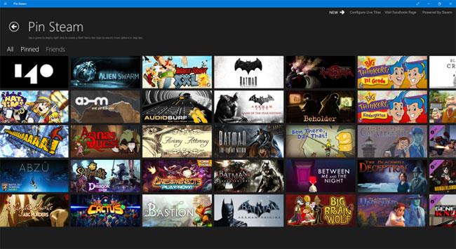 Sådan fastgøres Steam-spil i Windows 10