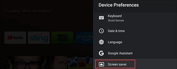 Kaip pakeisti ekrano užsklandą „Android TV“.