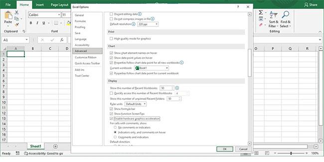 Fixa Excel som kraschar i Windows 10