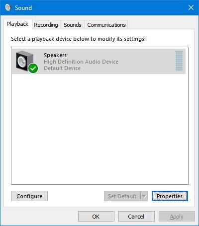A térbeli hang beállítása a Dolby Atmos segítségével Windows 10 rendszeren