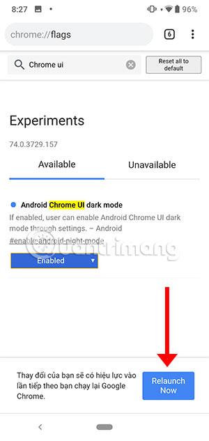 Slik slår du på mørk modus for Chrome Android