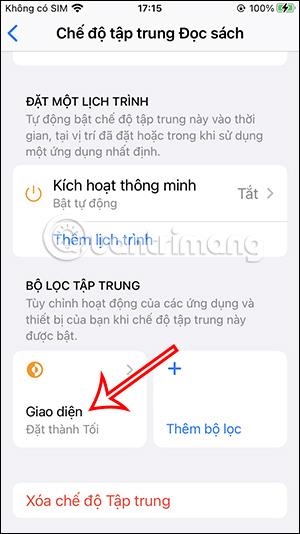 Hogyan lehet bekapcsolni a sötét módot a Fókusz funkcióval iPhone-on