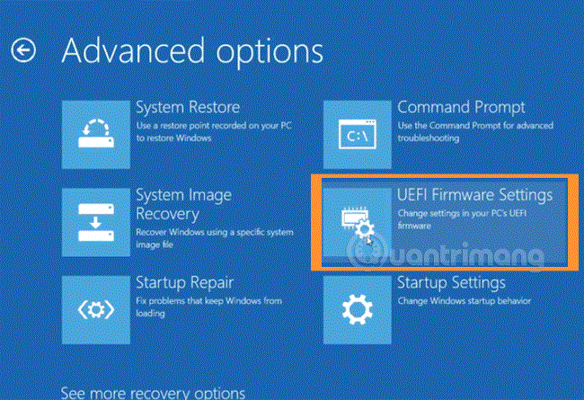Hvernig á að slá inn BIOS (UEFI) á Windows 10, hvernig á að laga villuna að geta ekki farið inn í BIOS Win 10