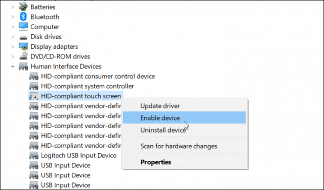 Kako onemogočiti zaslon na dotik v napravah s sistemom Windows 10