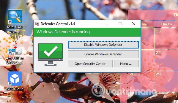 Izklopite Windows Defender (Varnost Windows) v sistemih Windows 10, Windows 11