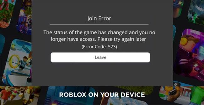 Виправте код помилки Roblox 523 у Windows 11/10