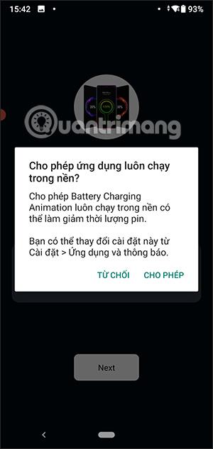 Sådan opretter du batteriopladningseffekt på Android