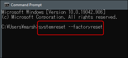 Як відновити заводські налаштування (Factory Reset) ПК з Windows 10 за допомогою командного рядка