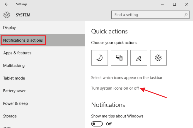 Her er, hvordan du tilpasser og deaktiverer (deaktiverer) Action Center på Windows 10