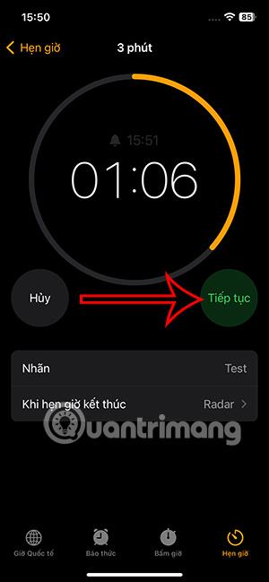 Kā iPhone tālrunī iestatīt vairākus taimerus