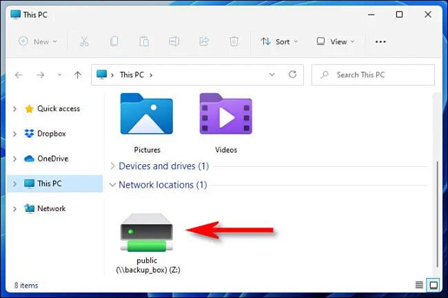Utasítások a hálózati meghajtók Windows 11 rendszerben történő leképezéséhez