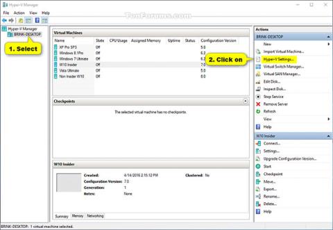 Slik aktiverer/deaktiverer du Hyper-V Enhanced Session Mode i Windows 10