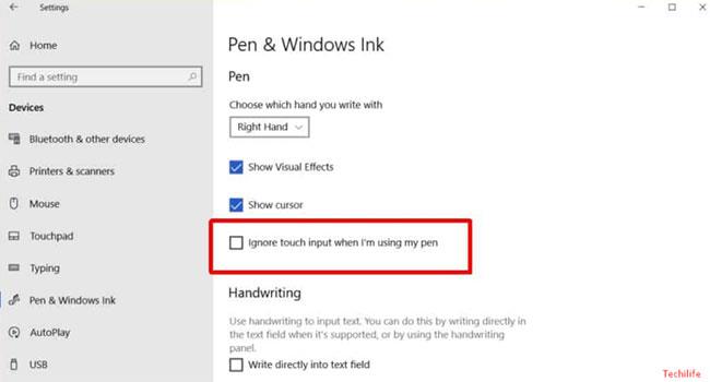 Hur man aktiverar Palm Rejection på Windows 10