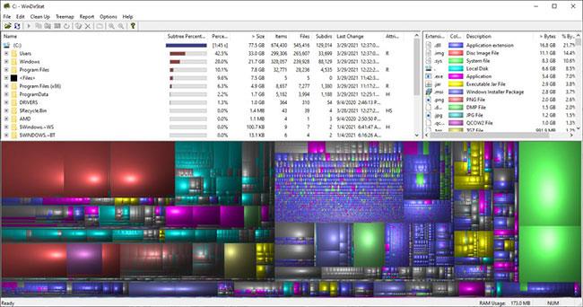 Kaip rasti didelius failus „Windows 10“.