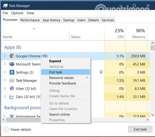 Jak opravit chybu Microsoft Teams, která spotřebovává hodně paměti RAM a CPU v systému Windows 10