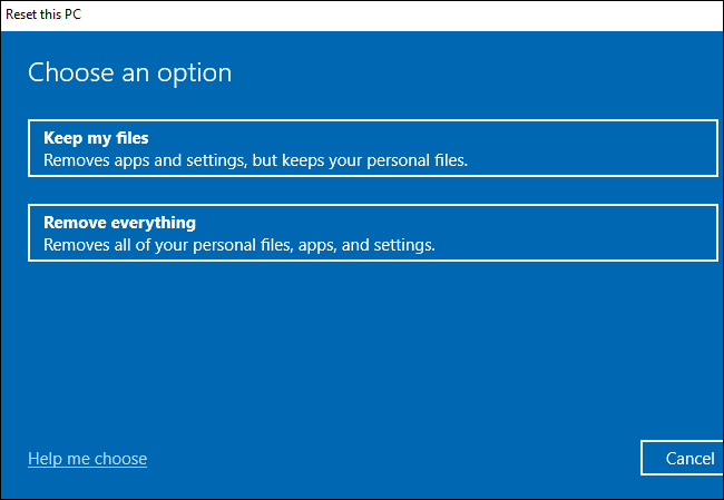 Sådan bruger du Fresh Start på Windows 10 for at vende enheden tilbage til dens oprindelige installationstilstand