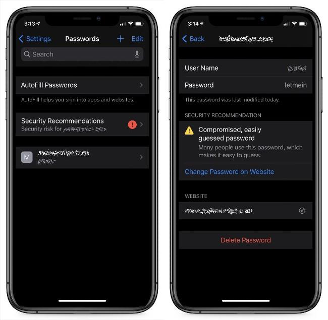 Το iOS 14 έχει μια πρόσθετη δυνατότητα για τον εντοπισμό κωδικών πρόσβασης που έχουν διαρρεύσει