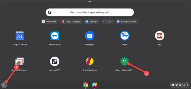 Upute za pregled informacija o CPU-u Chromebooka