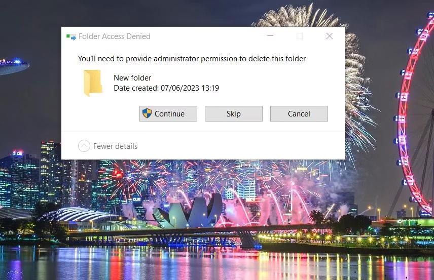 Sådan opretter du mapper eller filer, der ikke kan slettes i Windows 10