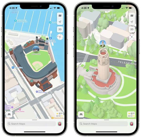 Ting at vide om Maps-applikationen på iOS 15