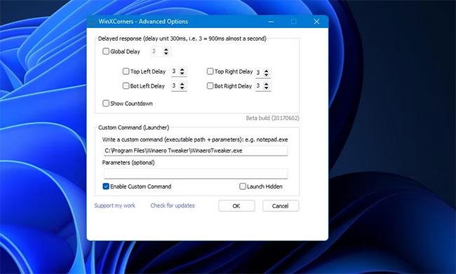 Hot Corners -ominaisuuden lisääminen macOS:stä Windows 11:een