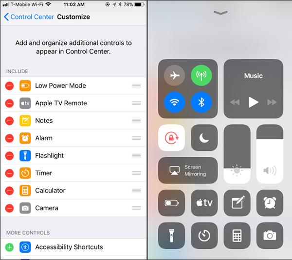 Kako prilagoditi Control Center na iPhoneu, iPadu