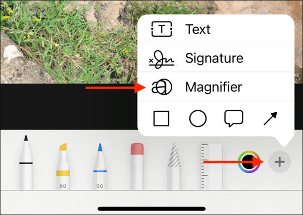 Kā palielināt daļu no fotoattēla iPhone tālrunī