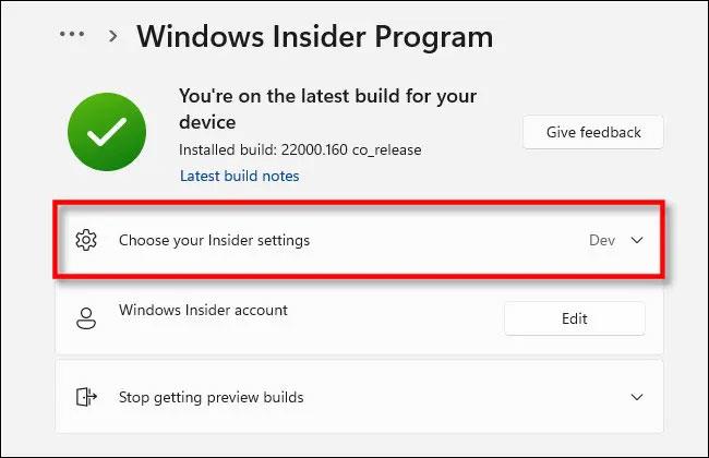 Πώς να κάνετε εναλλαγή μεταξύ καναλιού προγραμματιστή και καναλιού beta στα Windows 11