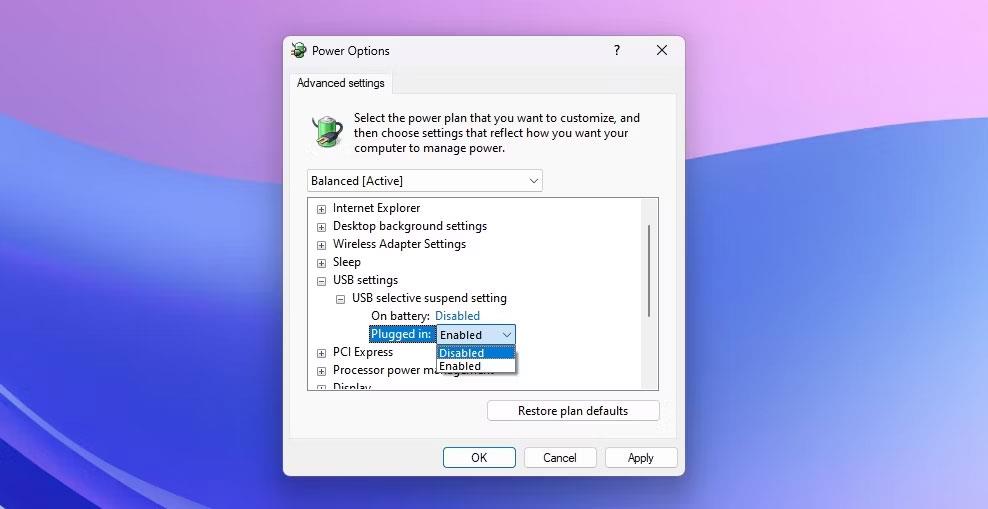 3 sätt att inaktivera USB Selective Suspend i Windows 11