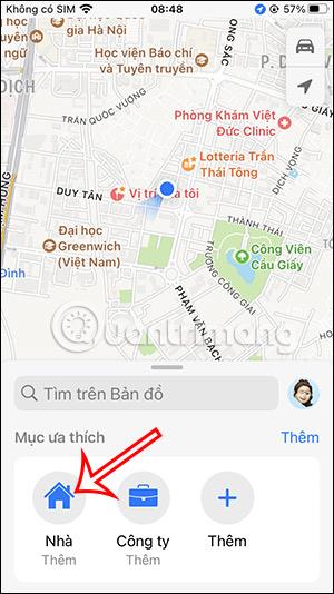 Jak přidat adresu domova na Apple Maps