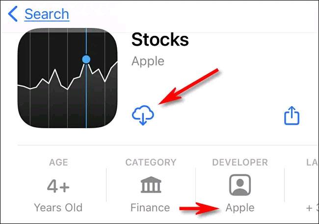 Hur man installerar om standardappar (borttagna) på iPhone