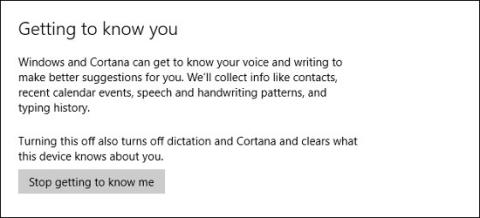 Izmantojiet un konfigurējiet Cortana operētājsistēmā Windows 10