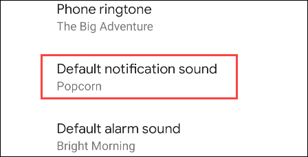 Az értesítési hang megváltoztatása Androidon