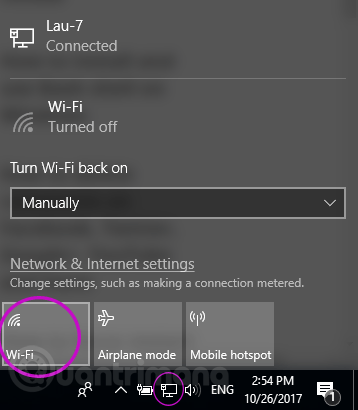 Hvernig á að kveikja á WiFi á Windows 10