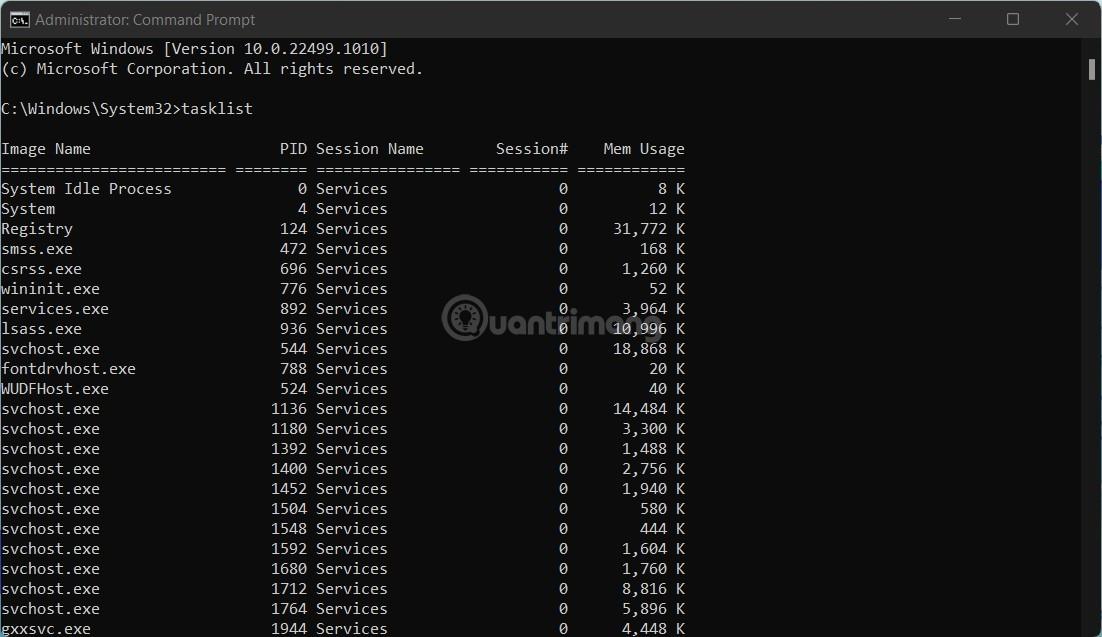 Sådan eksporteres en liste over kørende processer til en tekstfil i Windows 11